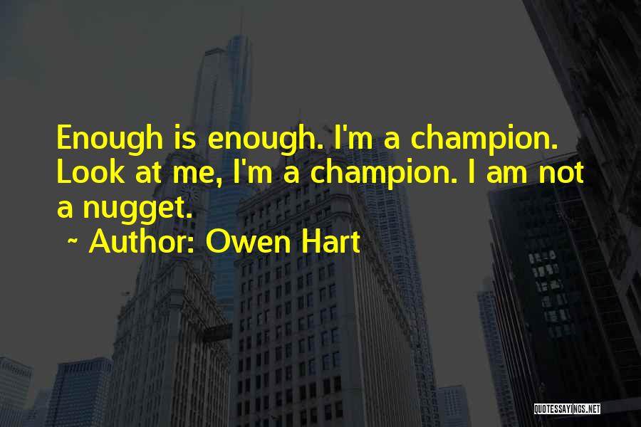 Nuggets Quotes By Owen Hart