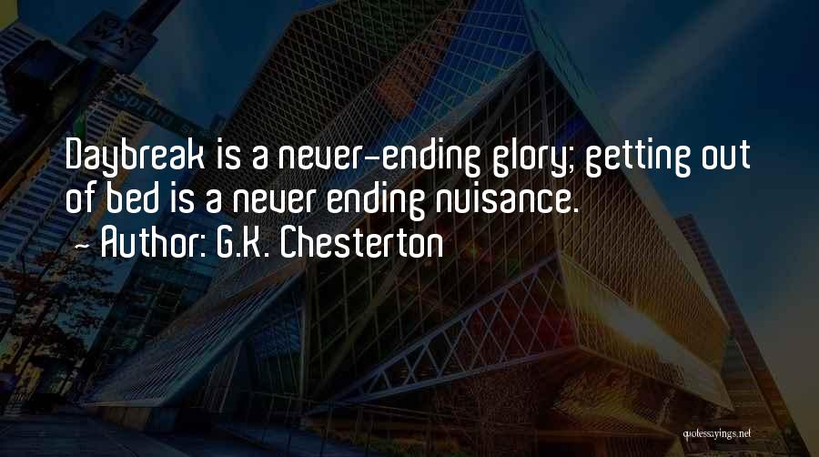 Nuisance Quotes By G.K. Chesterton