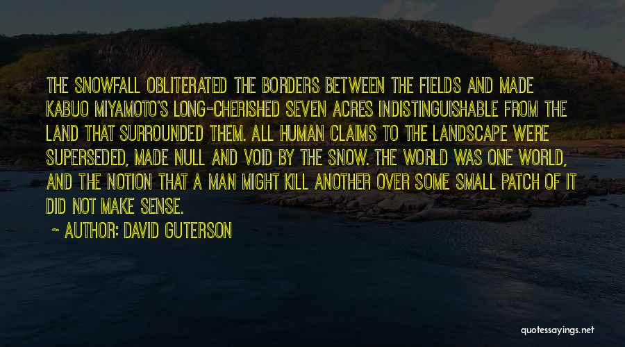 Null And Void Quotes By David Guterson