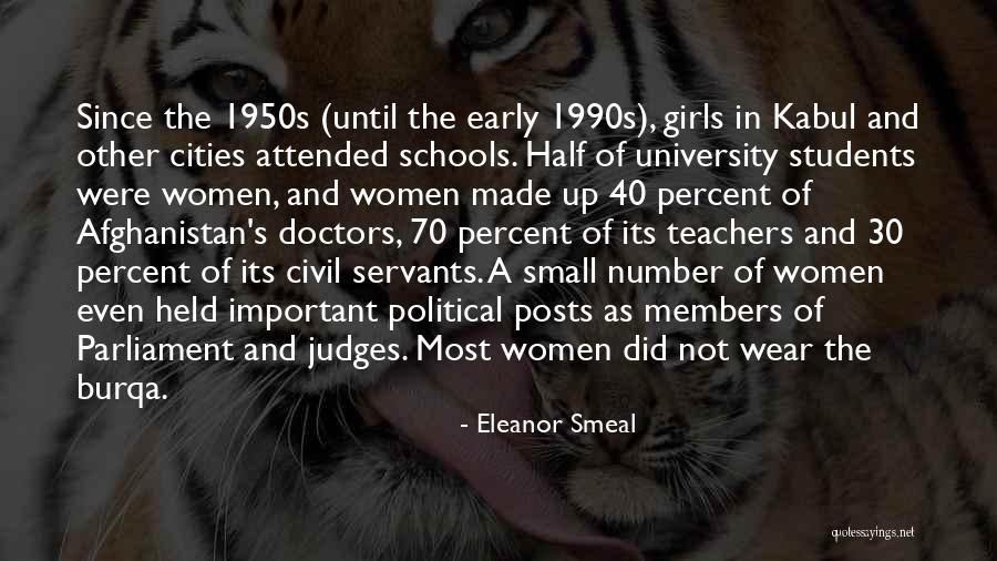 Number 1 Teacher Quotes By Eleanor Smeal