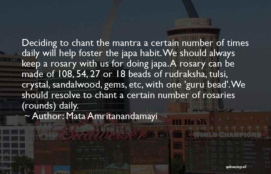 Number 18 Quotes By Mata Amritanandamayi