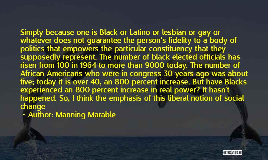 Number 30 Quotes By Manning Marable