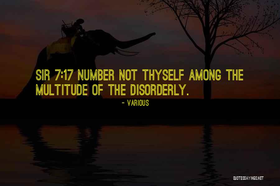 Number 7 Quotes By Various