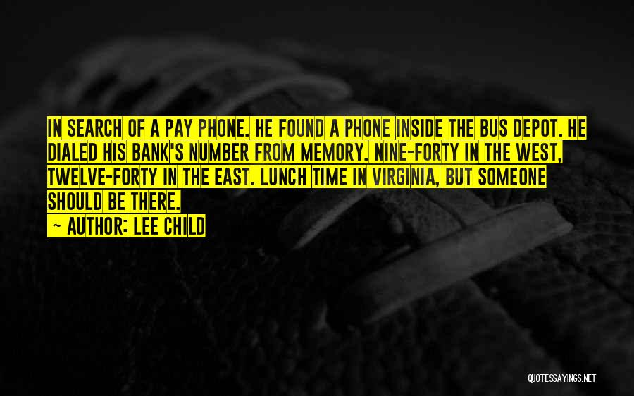Number Nine Quotes By Lee Child