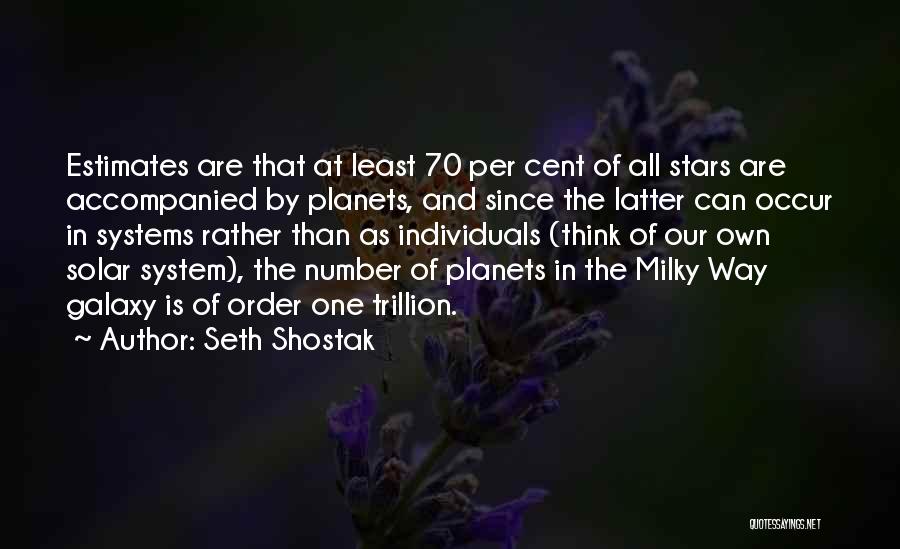 Number Of Stars Quotes By Seth Shostak