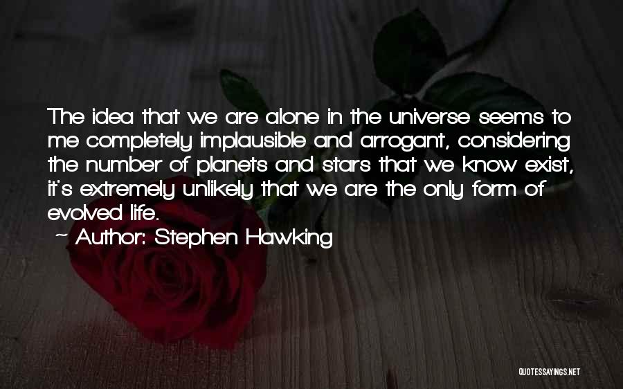 Number Of Stars Quotes By Stephen Hawking