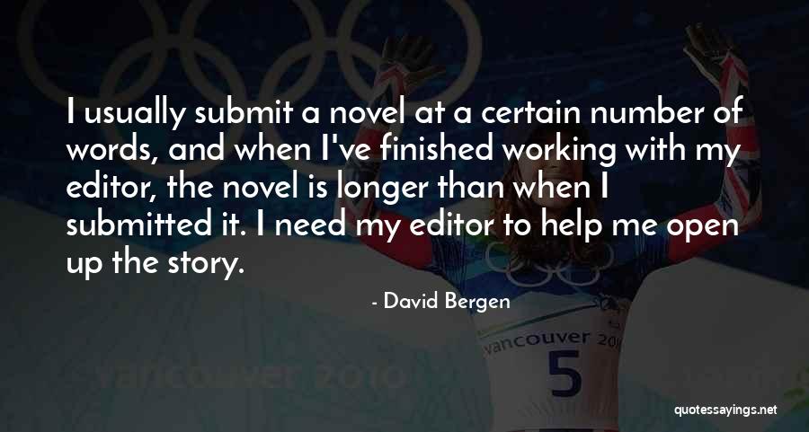 Number Of Words Quotes By David Bergen Number Of Words Quotes By David Bergen