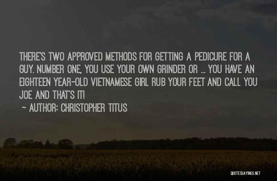 Number One Girl Quotes By Christopher Titus