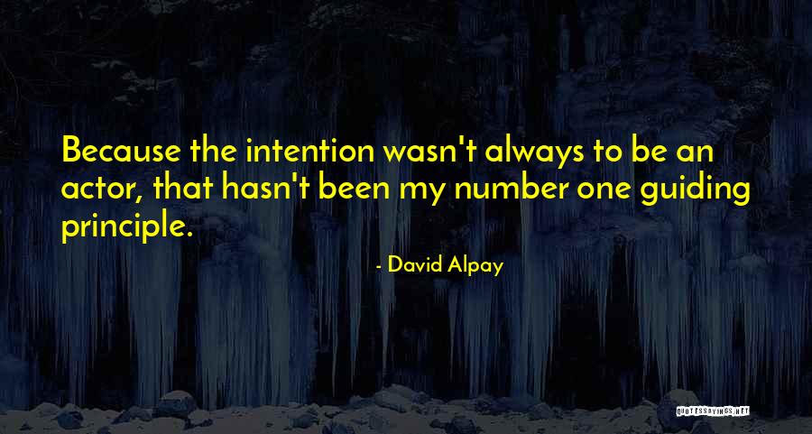 Number One Quotes By David Alpay