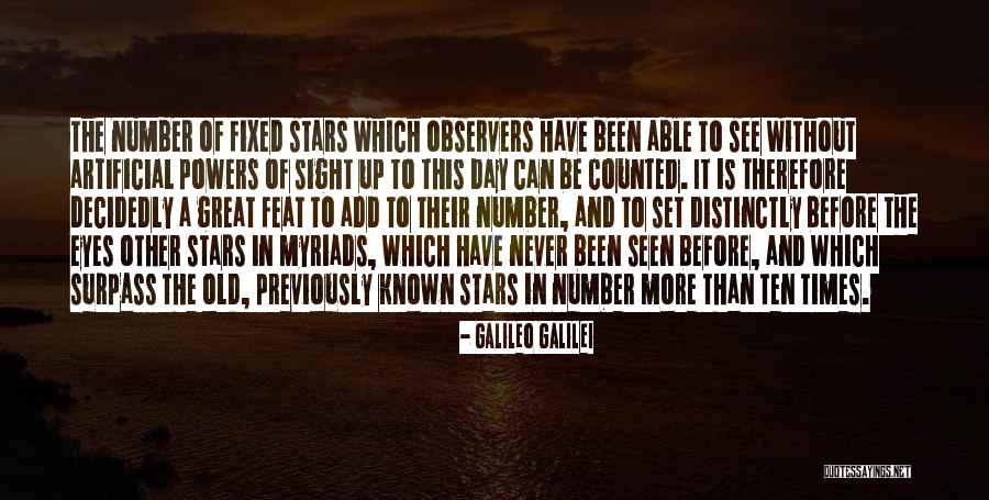 Number The Stars Quotes By Galileo Galilei