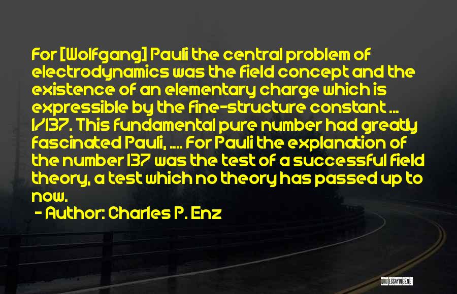 Number Theory Quotes By Charles P. Enz
