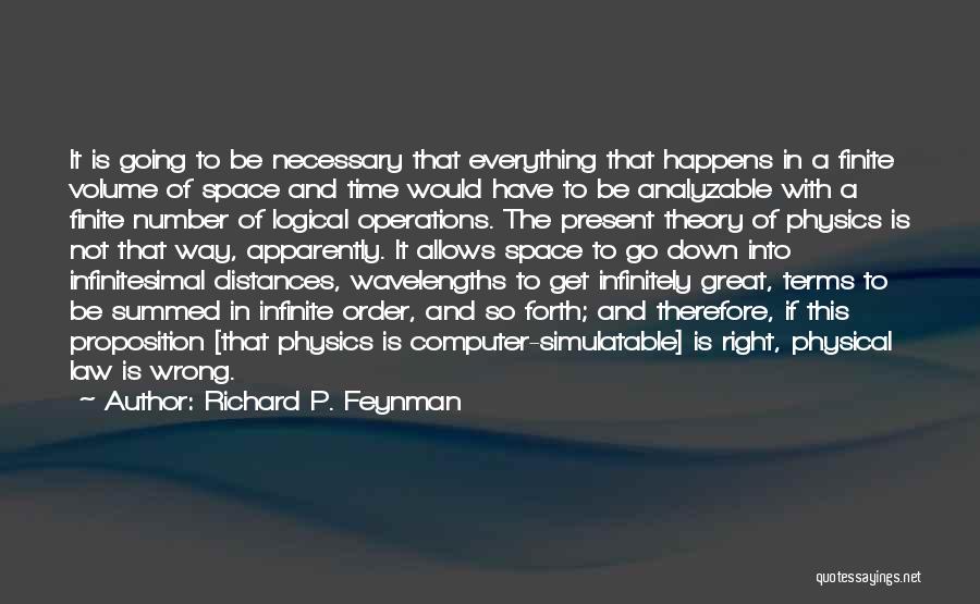 Number Theory Quotes By Richard P. Feynman