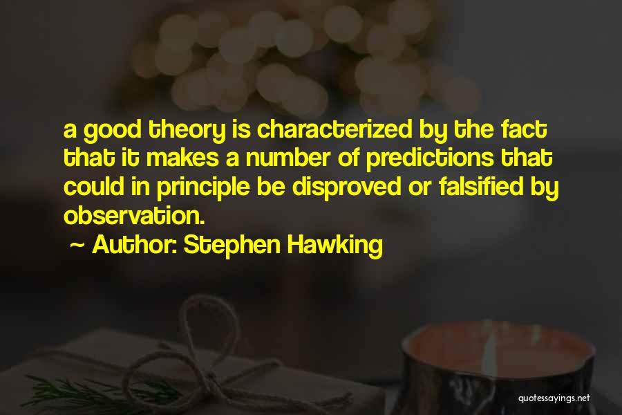 Number Theory Quotes By Stephen Hawking