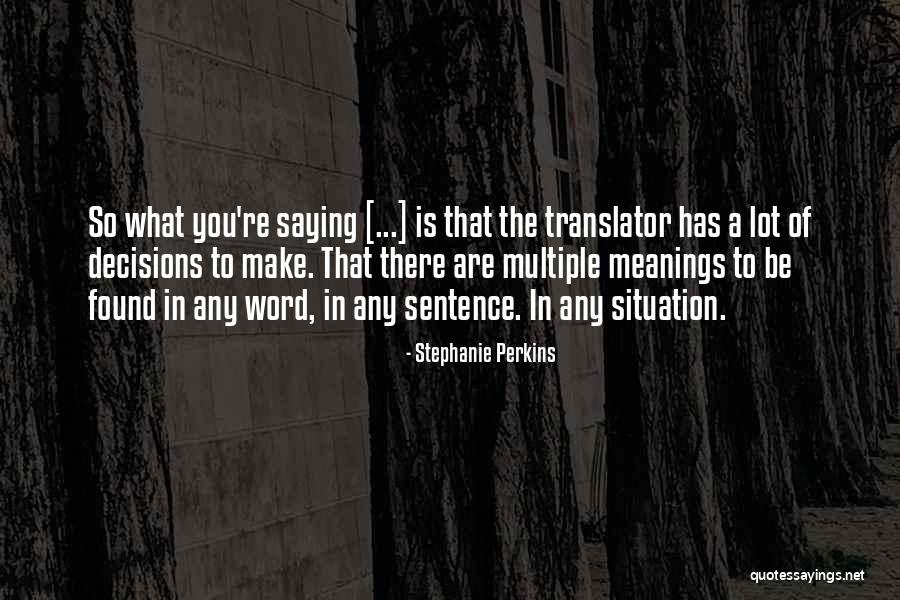 Numberest Quotes By Stephanie Perkins Numberest Quotes By Stephanie Perkins