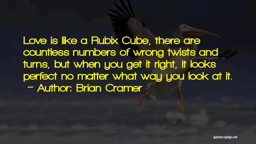 Numbers And Love Quotes By Brian Cramer