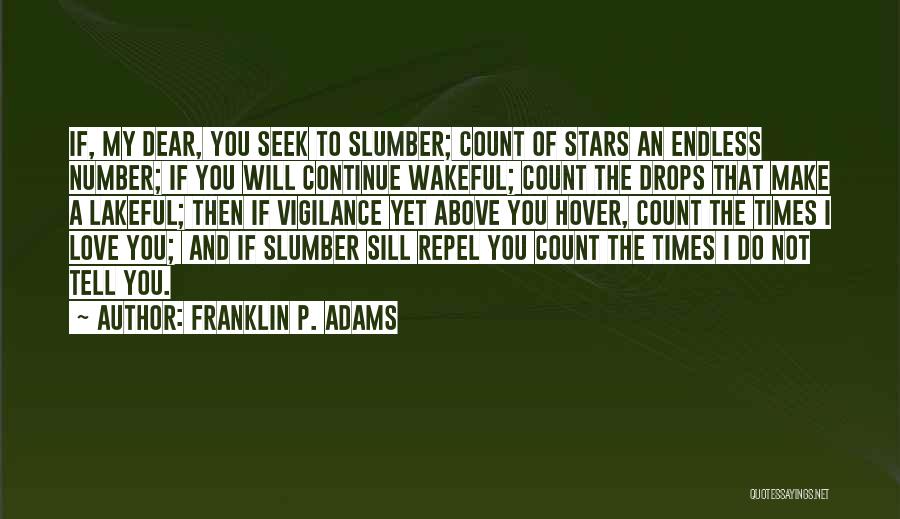 Numbers And Love Quotes By Franklin P. Adams