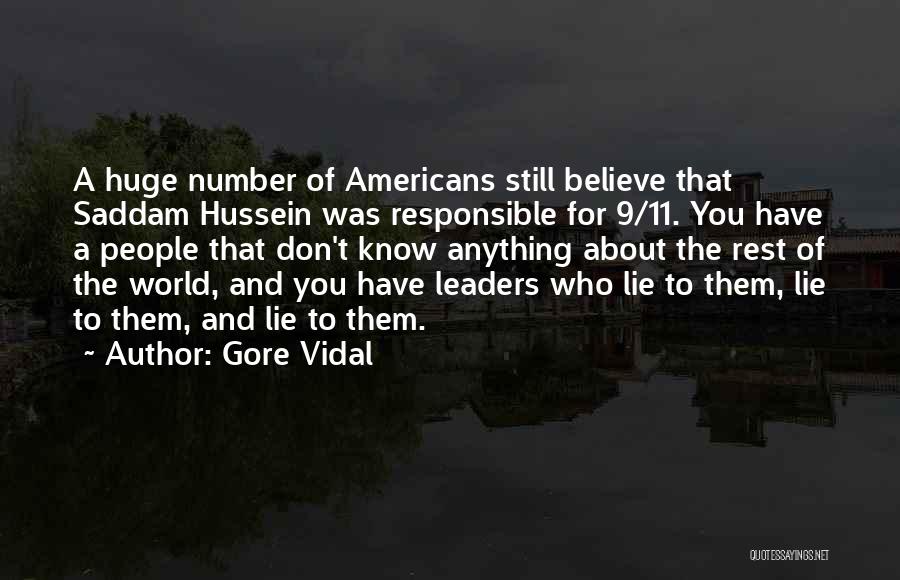 Numbers Cannot Lie Quotes By Gore Vidal