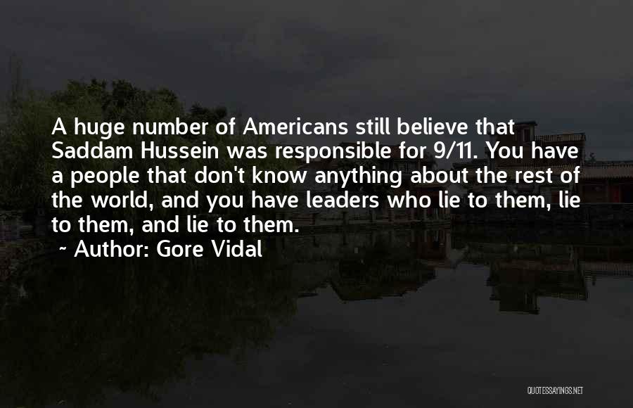 Numbers Don't Lie Quotes By Gore Vidal