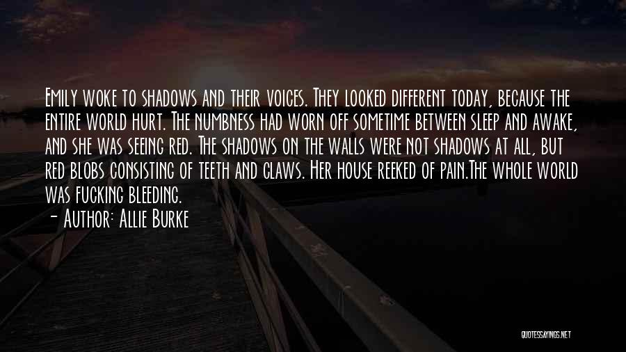 Numbness Quotes By Allie Burke