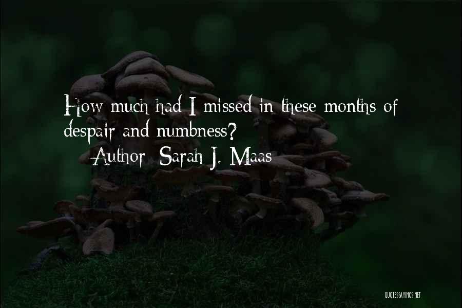 Numbness Quotes By Sarah J. Maas