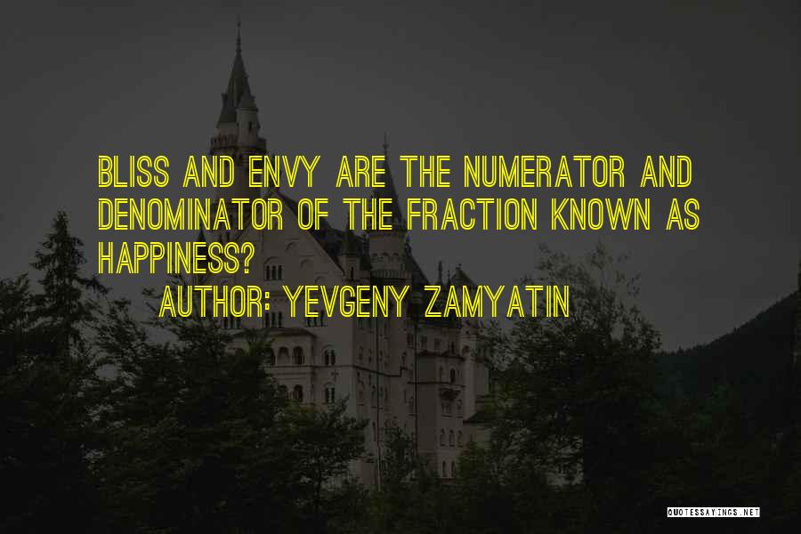 Numerator Quotes By Yevgeny Zamyatin