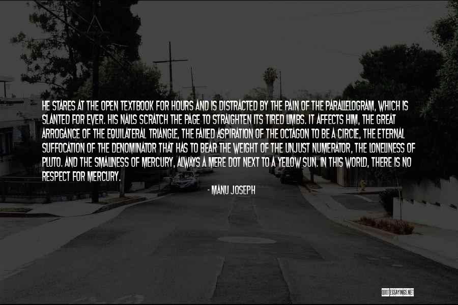 Numerator Vs Denominator Quotes By Manu Joseph