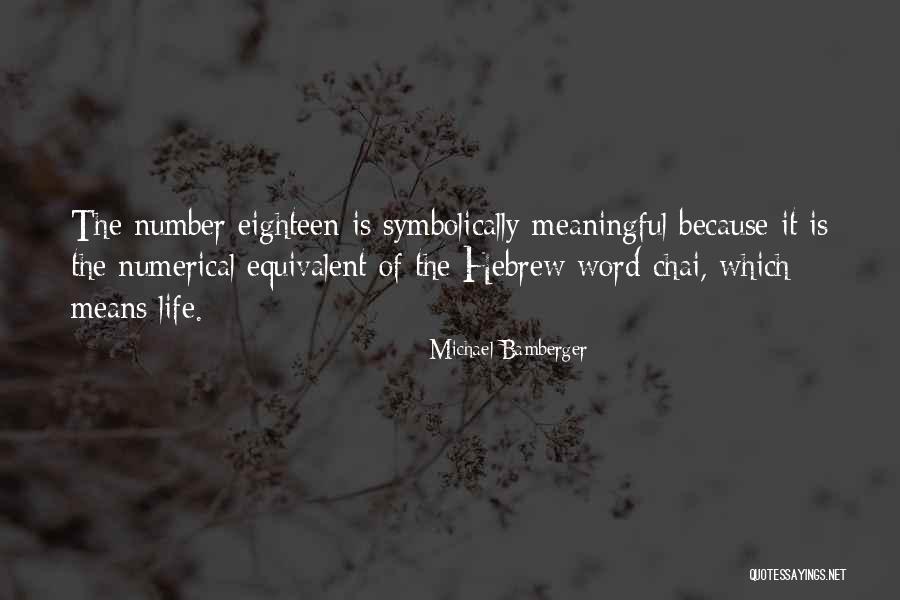 Numerical Numbers Quotes By Michael Bamberger Numerical Numbers Quotes By Michael Bamberger