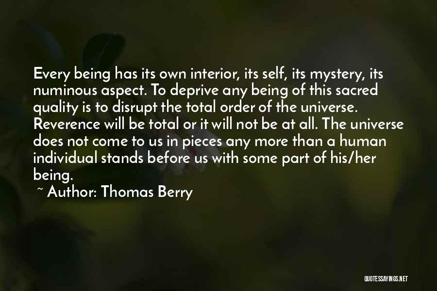 Numinous Quotes By Thomas Berry