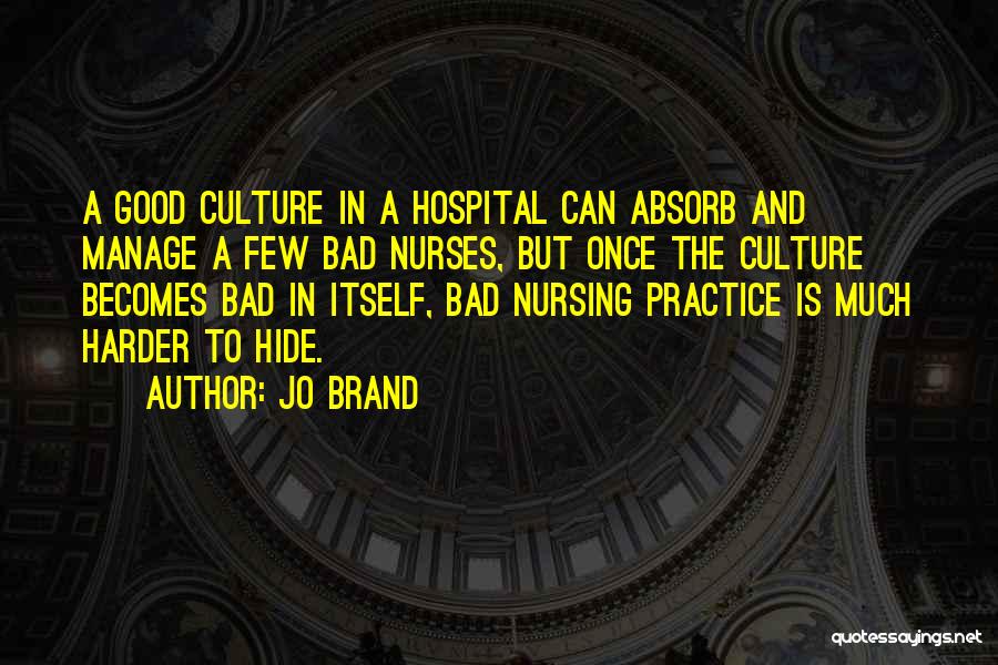 Nurses Quotes By Jo Brand