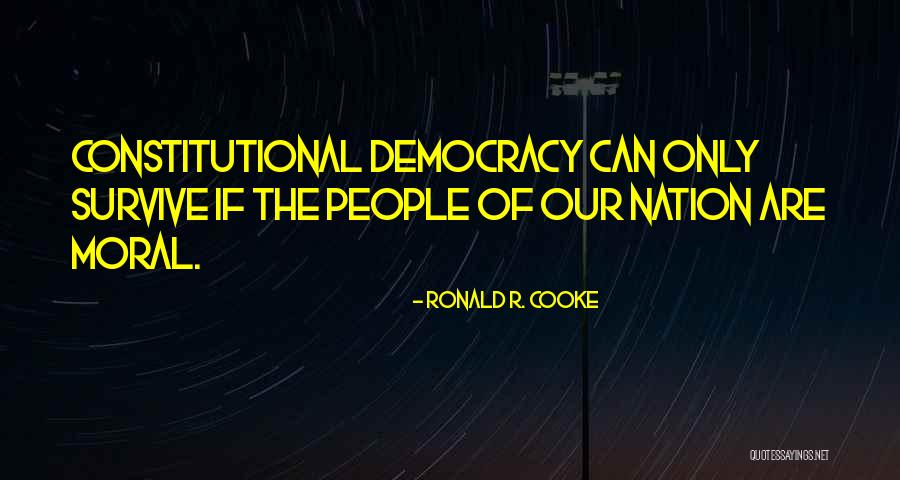 Nussbaum Terra Quotes By Ronald R. Cooke