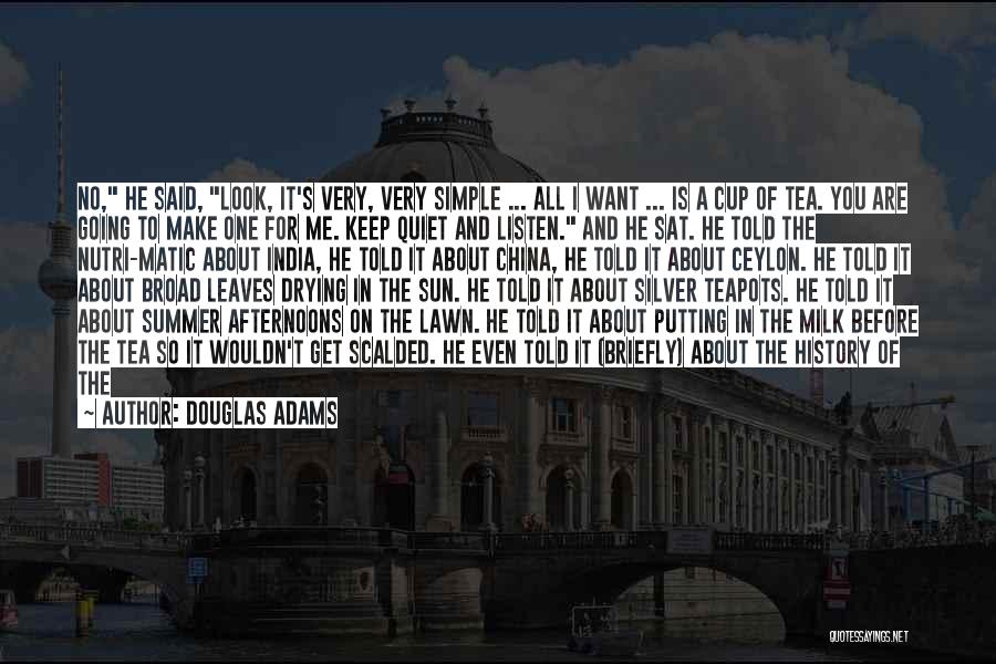 Nutri Quotes By Douglas Adams