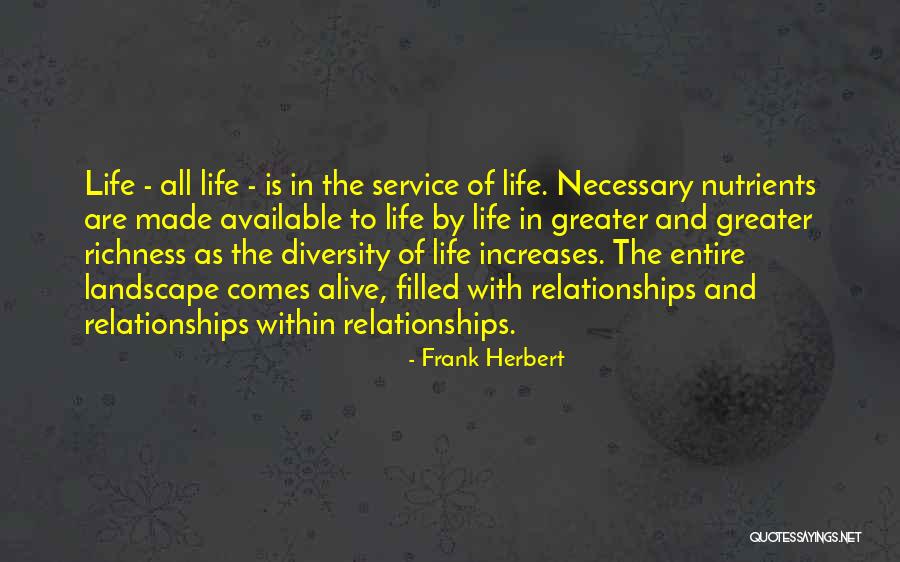 Nutrients Quotes By Frank Herbert