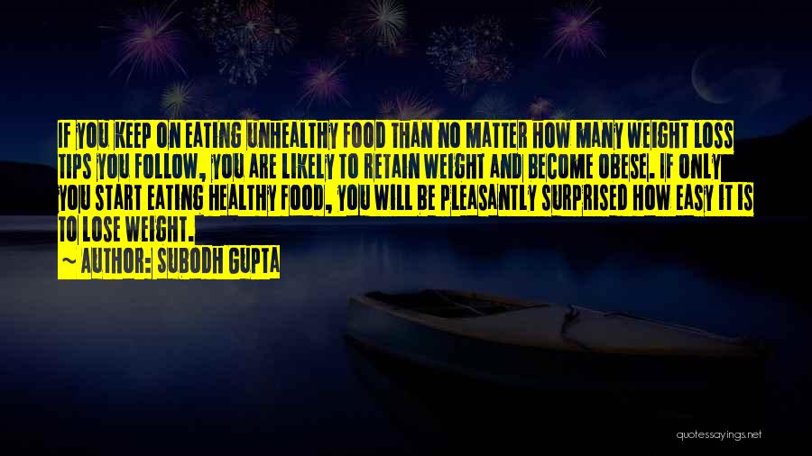 Nutrition And Health Quotes By Subodh Gupta