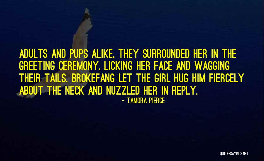 Nuzzled Quotes By Tamora Pierce Nuzzled Quotes By Tamora Pierce