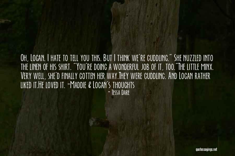 Nuzzled Quotes By Tessa Dare Nuzzled Quotes By Tessa Dare