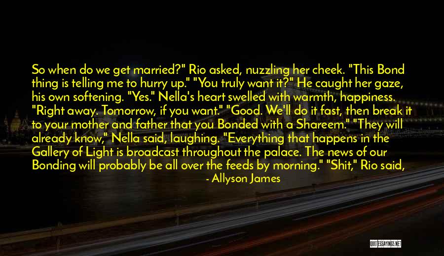 Nuzzling Quotes By Allyson James Nuzzling Quotes By Allyson James