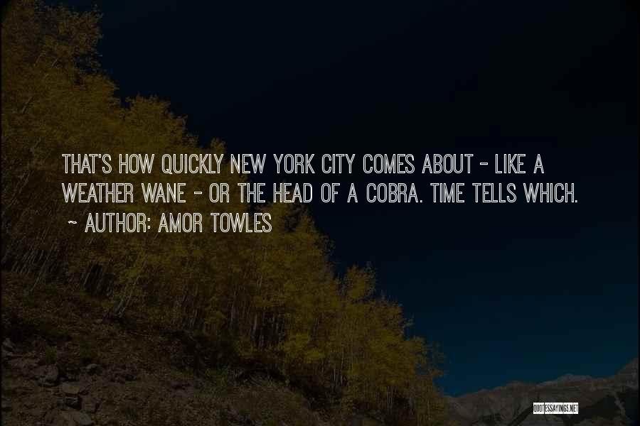 Nyc 9/11 Quotes By Amor Towles