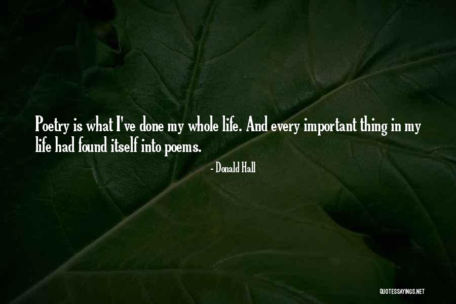 Nyomaszt Quotes By Donald Hall Nyomaszt Quotes By Donald Hall