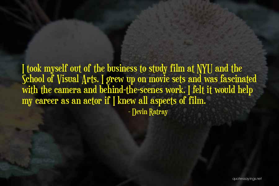 Nyu Quotes By Devin Ratray