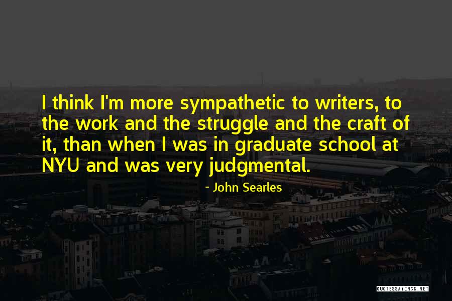 Nyu Quotes By John Searles