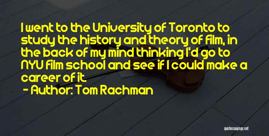 Nyu Quotes By Tom Rachman