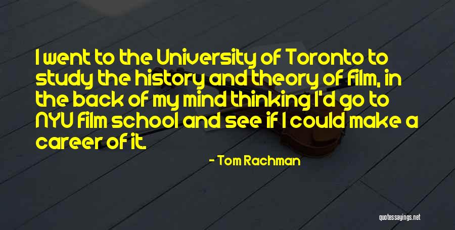 Nyu Quotes By Tom Rachman