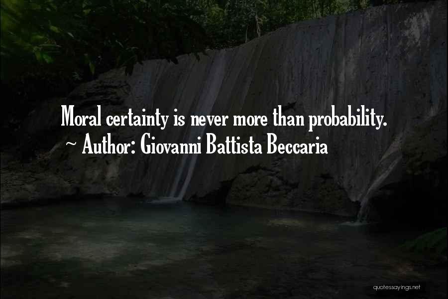 O.a. Battista Quotes By Giovanni Battista Beccaria