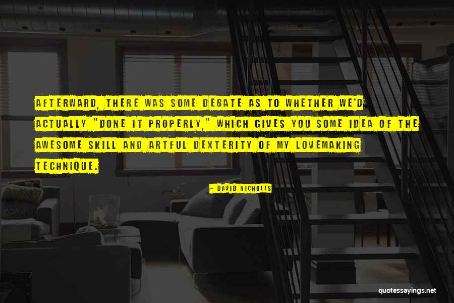 Oajen Quotes By David Nicholls Oajen Quotes By David Nicholls