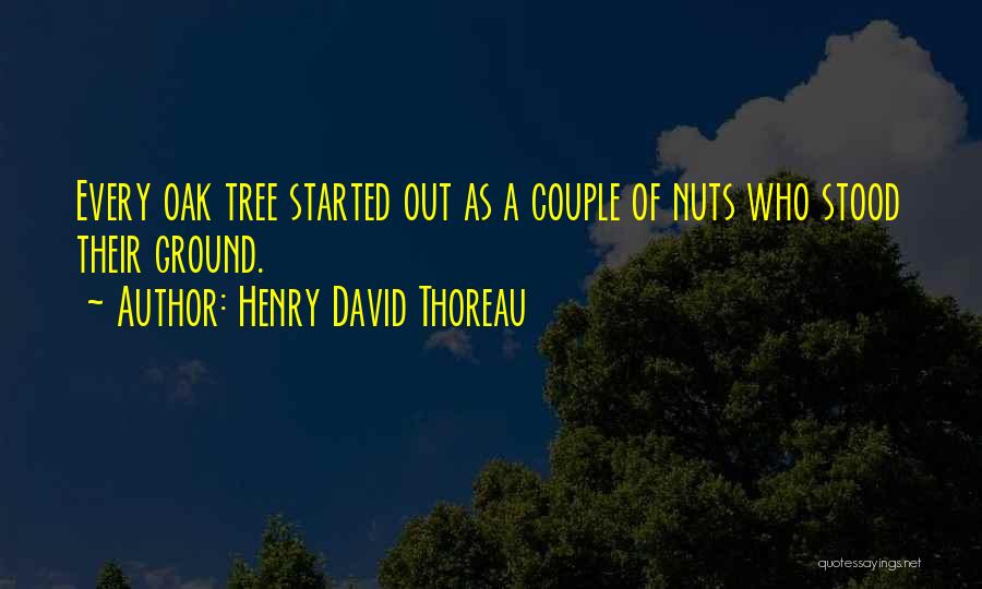 Oak Tree Quotes By Henry David Thoreau