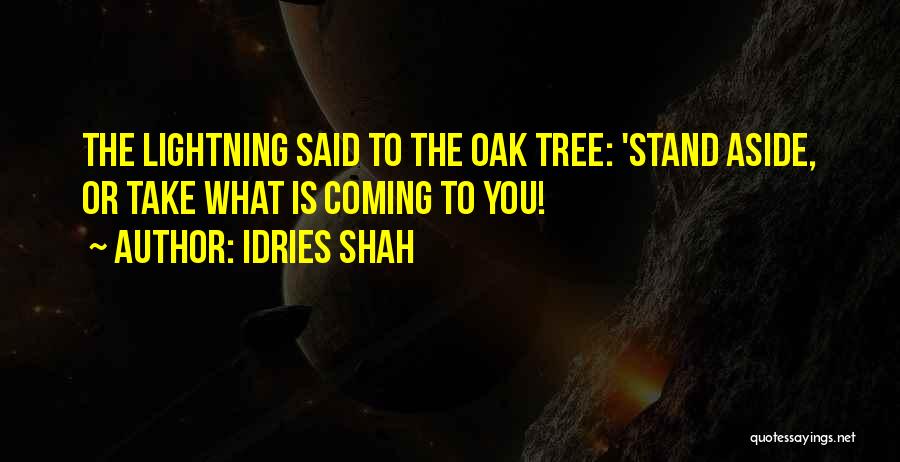 Oak Tree Quotes By Idries Shah