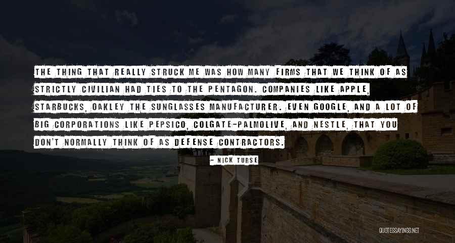 Oakley Sunglasses Quotes By Nick Turse