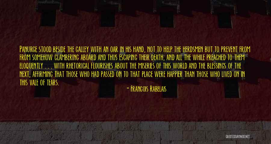 Oar Quotes By Francois Rabelais Oar Quotes By Francois Rabelais