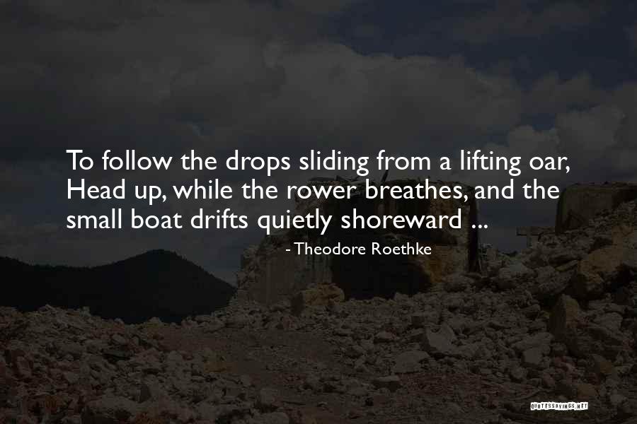 Oar Quotes By Theodore Roethke Oar Quotes By Theodore Roethke