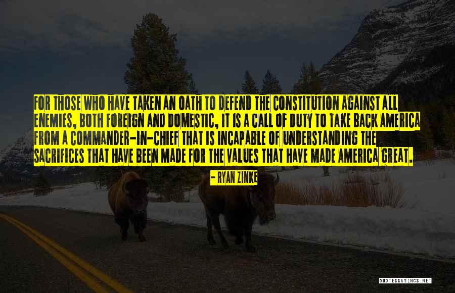 Oath To Quotes By Ryan Zinke Oath To Quotes By Ryan Zinke